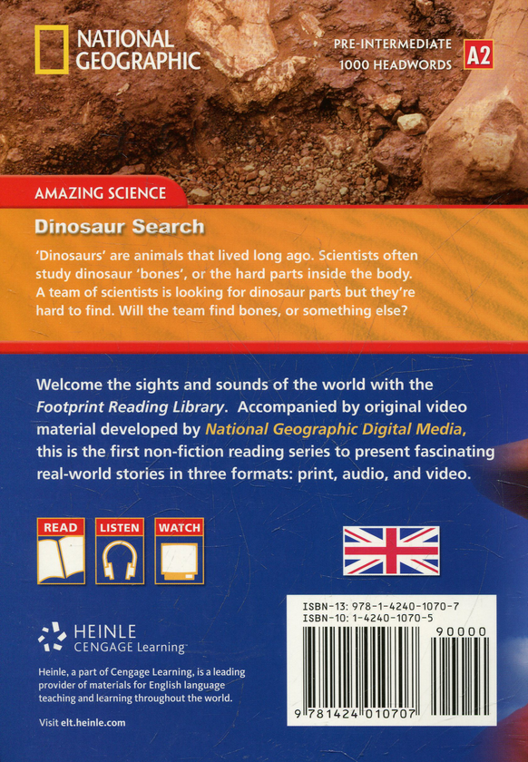 Паперова книга «Dinosaur Search (+DVD)» - фото №1