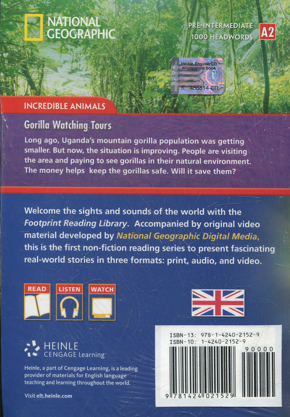 Паперова книга «Gorilla Watching Tours (+DVD)» - фото №1
