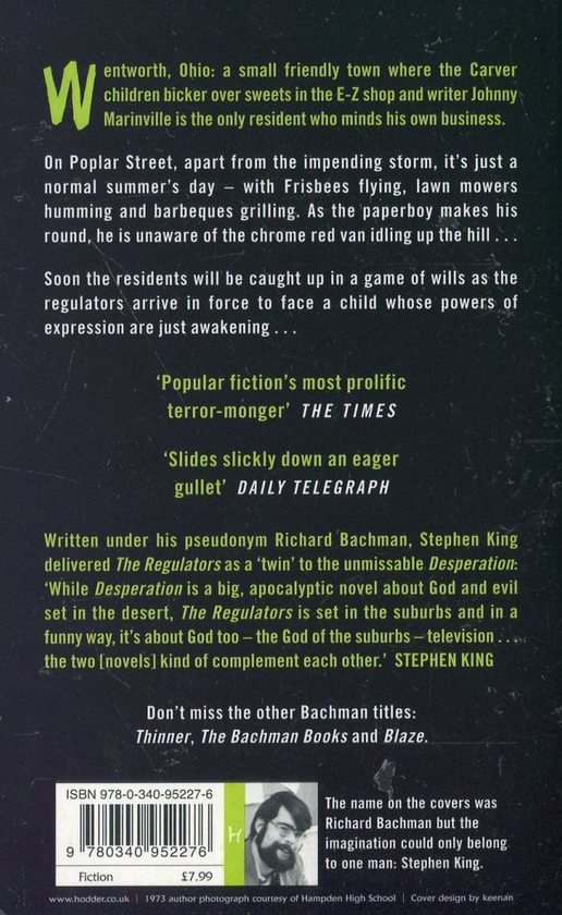 Бумажная книга «The Regulators», автор Стивен Кинг - фото №1