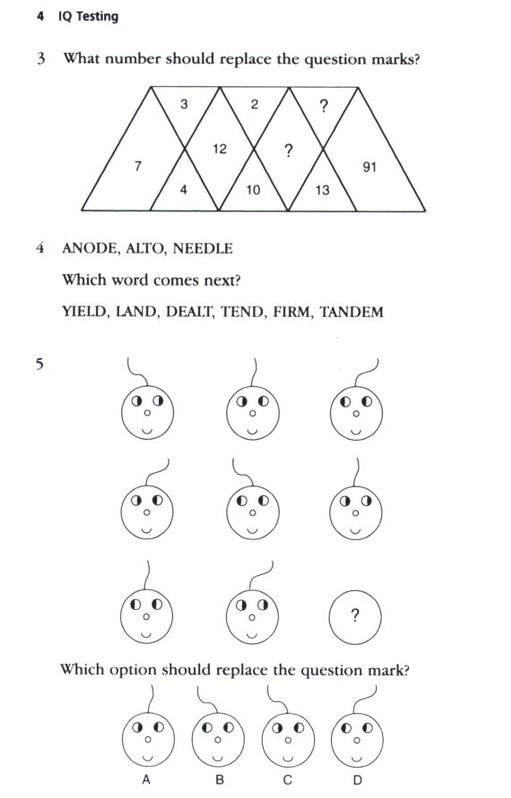 Паперова книга «IQ Testing: Increase Your Vocabulary and Develop Your Powers of Calculation and Logical Reasoning», авторів Філіп Картер, Кен Рассел - фото №1