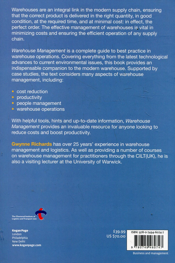 Бумажная книга «Warehouse Management: A Complete Guide to Improving Efficiency and Minimizing Costs in the Modern Warehouse», автор Гвин Ричардс - фото №1