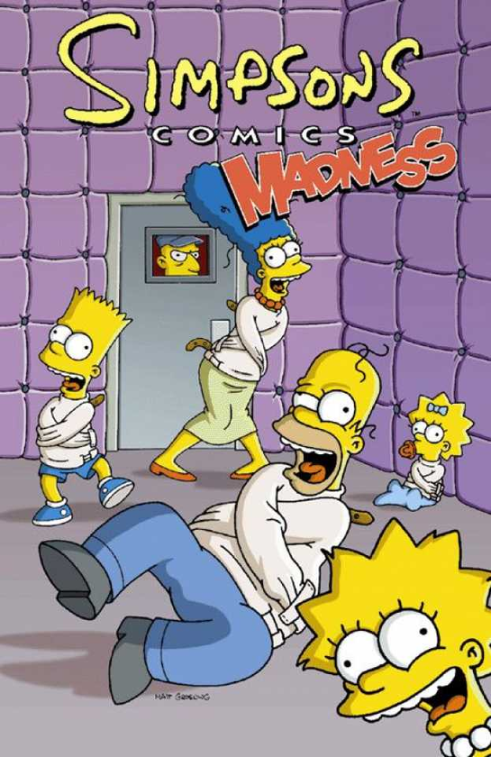 Паперова книга «Simpsons Comics: Madness», автор Метт Грьонінг - фото №1