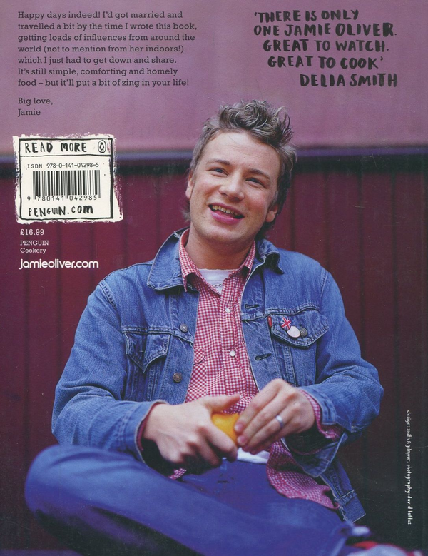 Бумажная книга «Happy Days with the Naked Chef», автор Джейми Оливер - фото №1