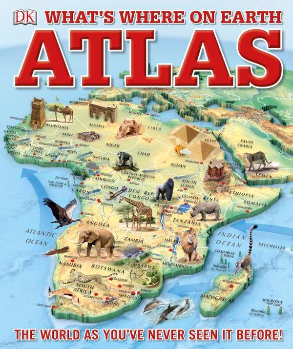 Бумажная книга «What's Where on Earth? Atlas. The World as You've Never Seen It Before!» - фото №1