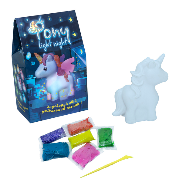  «Набор для творчества Strateg Pony light night (30704)», бренда Strateg - фото №1