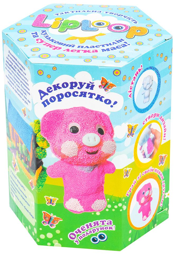  «Набор для творчества Strateg Liploop Поросенок (30706)», бренда Strateg - фото №1
