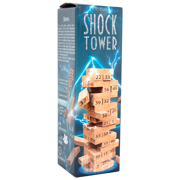  «Настольная игра Strateg Shock Tower (30858)», бренда Strateg - фото №1