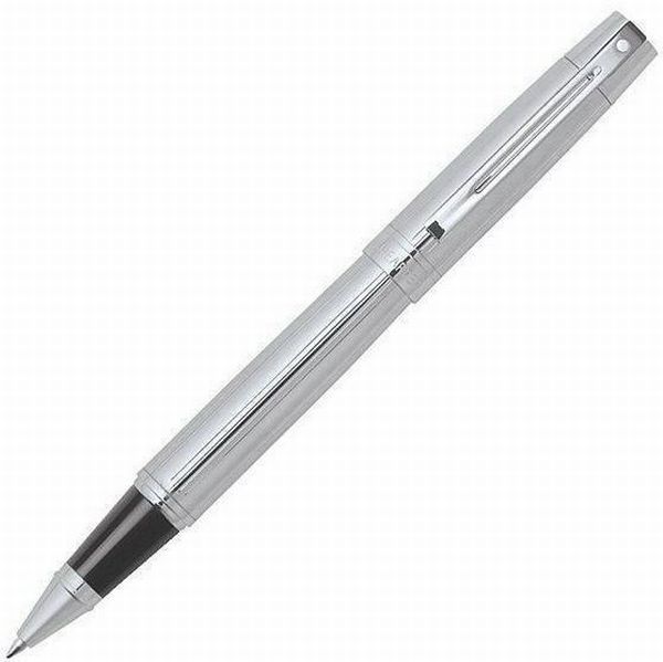  «Шариковая ручка Sheaffer Gift Collection 300 Straight Line Chased Chrome (Sh932615)», бренда Sheaffer - фото №1