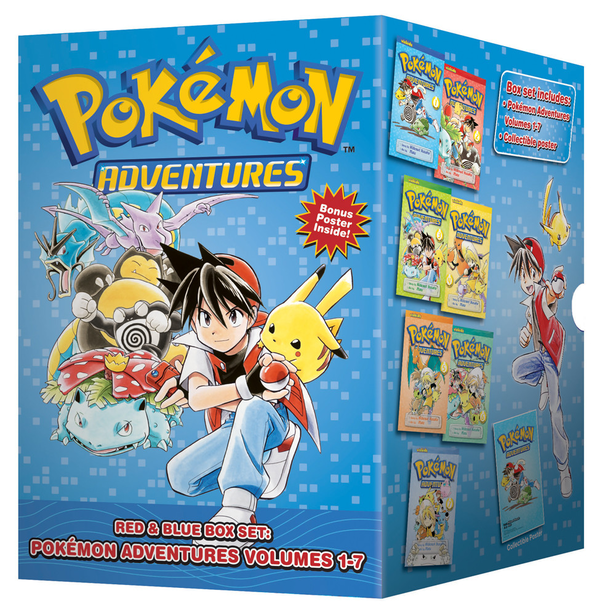 Бумажная книга «Pokemon Adventures. Red & Blue Box Set (Volumes 1-7)», автор Хидэнори Кусака - фото №1
