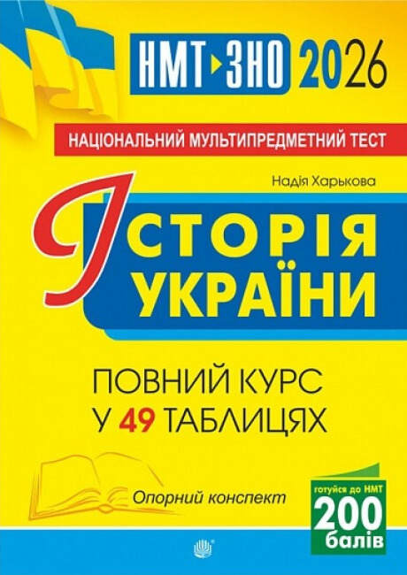 Історія України. НМТ. Опорний конспект. Повний курс...