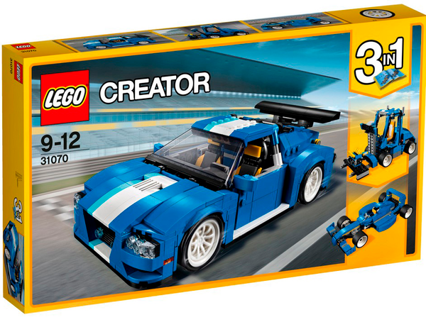  «Конструктор LEGO Creator Гоночный автомобиль (31070)», бренда LEGO - фото №1