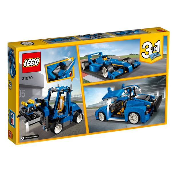  «Конструктор LEGO Creator Гоночный автомобиль (31070)», бренда LEGO - фото №1