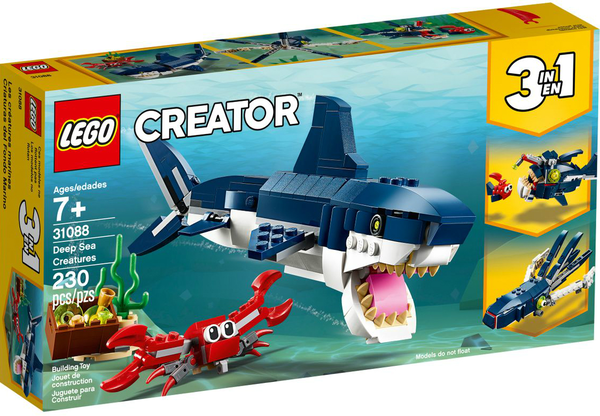  «Конструктор LEGO Creator Подводные жители 230 деталей (31088)», бренда LEGO - фото №1