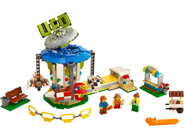  «Конструктор LEGO Creator Ярмарочная карусель 595 деталей (31095)», бренда LEGO - фото №1