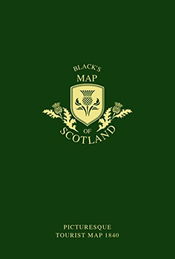 Бумажная книга «Black’s Map of Scotland: Picturesque tourist map 1840», автор Адам Блэк - фото №1