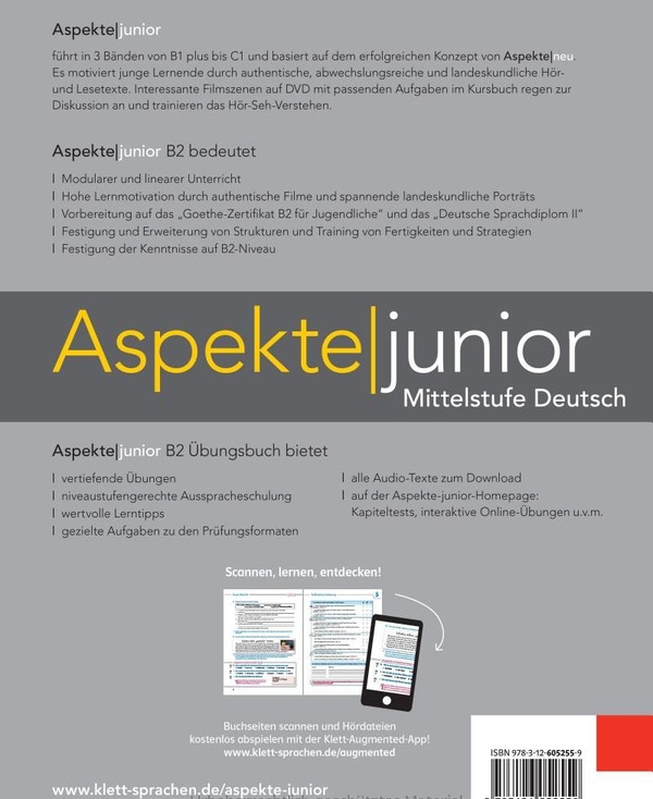[object Object] «Aspekte junior B2. Übungsbuch mit Audios», авторів Уте Койтан, Таня Майр-Зібер, Гелен Шмітц, Ральф Зонтаг - фото №2 - мініатюра
