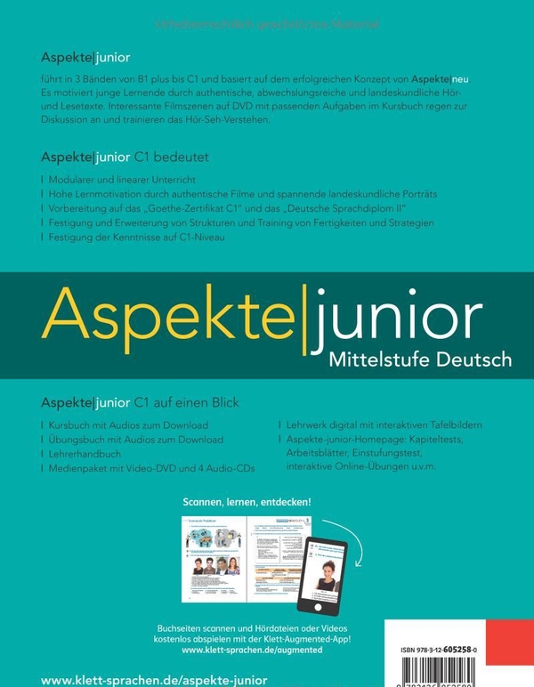 [object Object] «Aspekte junior C1. Kursbuch mit Audios», авторов Уте Койтан, Таня Майр-Зибер, Хелен Шмитц, Ральф Зонтаг, Ральф-Питер Леше - фото №2 - миниатюра