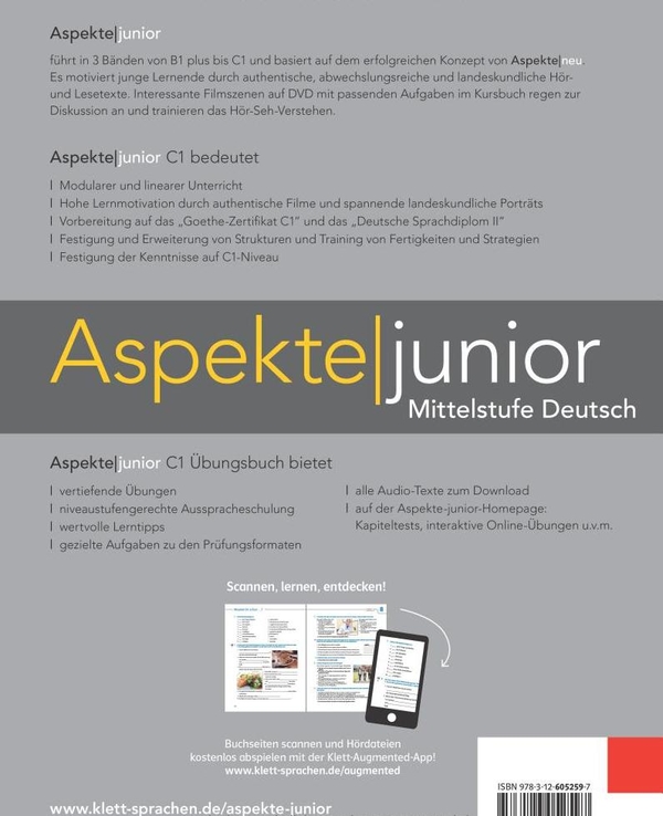 [object Object] «Aspekte junior C1. Übungsbuch mit Audios», авторів Уте Койтан, Таня Майр-Зібер, Гелен Шмітц, Ральф Зонтаг - фото №2 - мініатюра