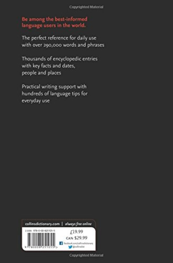 Паперова книга «Collins English Reference Dictionary: The words and phrases you need at your fingertips» - фото №1