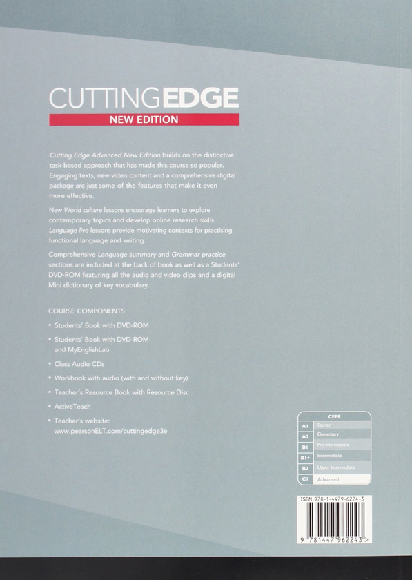 [object Object] «Cutting Edge 3rd ed Advanced SB +DVD +MEL», авторів Пітер Мур, Джонатан Бігрейв, Сара Каннінгем - фото №2 - мініатюра