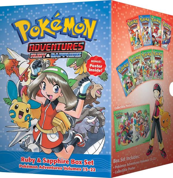 Паперова книга «Pokemon Adventures. Ruby & Sapphire Box Set (Volumes 15-22)», автор Хiденорi Кусака - фото №1