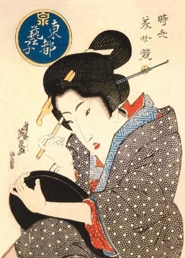  «Открытка Tushita Keisai Eisen Bijin», бренда Tushita - фото №1