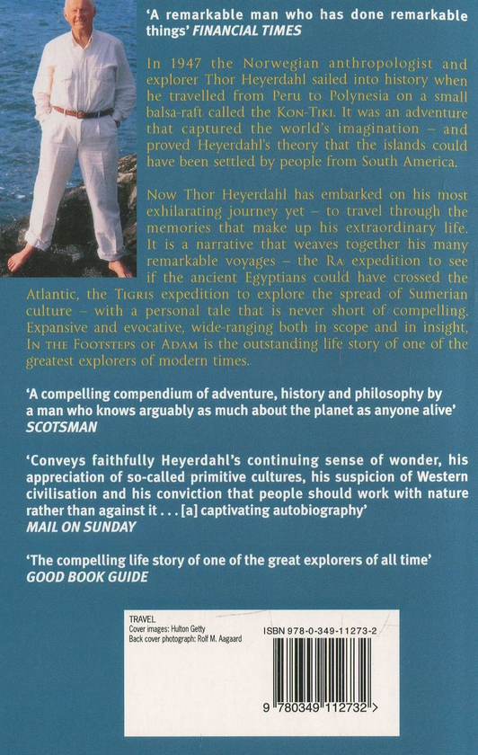 Бумажная книга «In The Footsteps Of Adam», автор Тур Хейердал - фото №1