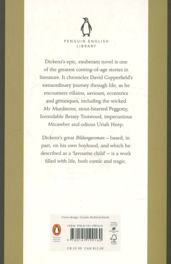 Бумажная книга «David Copperfield», автор Чарльз Диккенс - фото №1