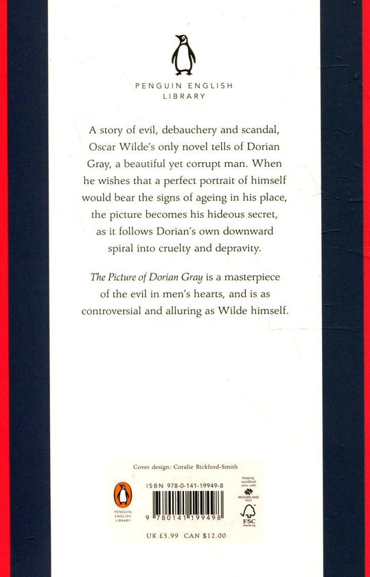 Бумажная книга «The Picture of Dorian Gray», автор Оскар Уайльд - фото №1