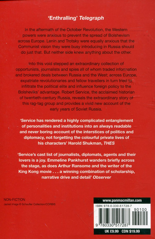 Бумажная книга «Spies and Commissars: The Bolshevik Revolution and the West», автор Роберт Сервис - фото №1