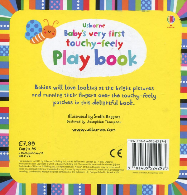 [object Object] «Baby's very first touchy-feely playbook» - фото №3 - миниатюра