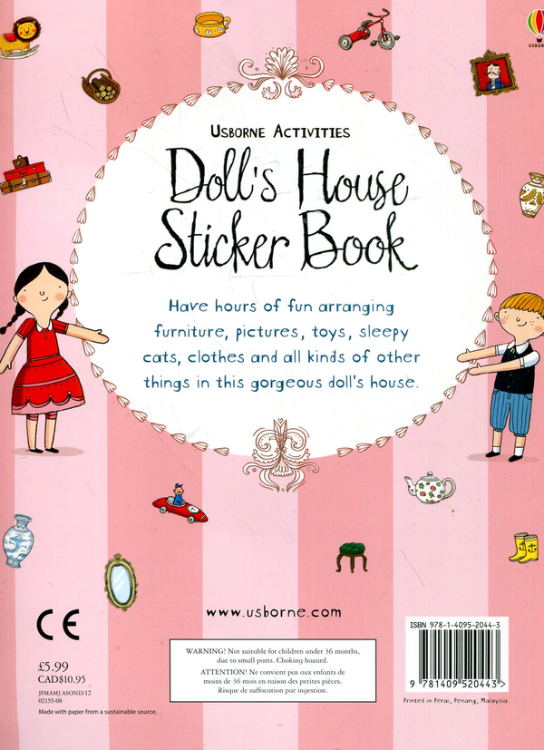 [object Object] «Doll's House Sticker Book» - фото №3 - миниатюра