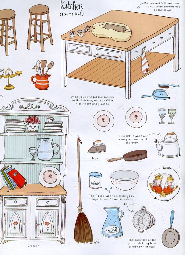 [object Object] «Doll's House Sticker Book» - фото №5 - миниатюра