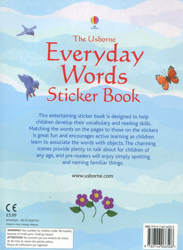 Паперова книга «Everyday Words. Sticker Book» - фото №1