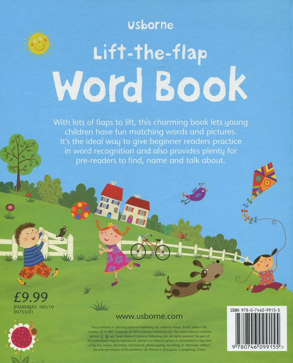 Паперова книга «Lift-the-flap Word Book», автор Фелісіті Брукс - фото №1