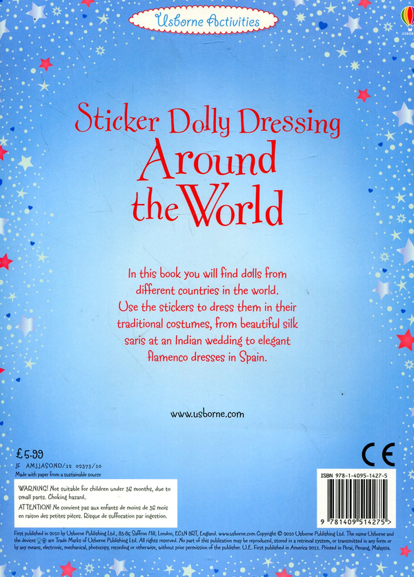 [object Object] «Sticker Dolly Dressing. Around the World», автор Эмілі Боун - фото №3 - мініатюра