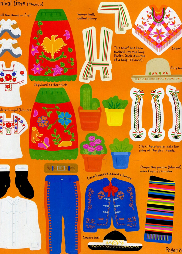 [object Object] «Sticker Dolly Dressing. Around the World», автор Эмили Боун - фото №5 - миниатюра