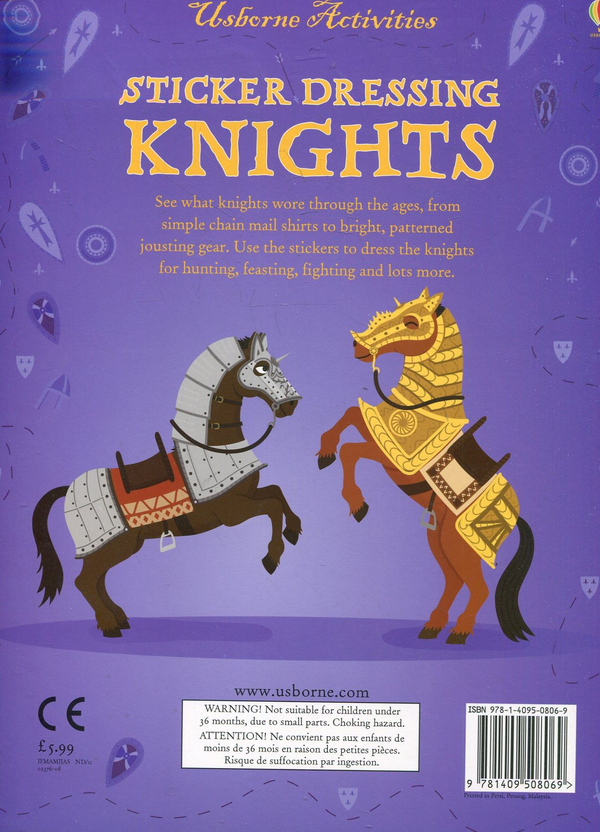[object Object] «Sticker Dressing. Knights», автор Кейт Дэвис - фото №3 - миниатюра