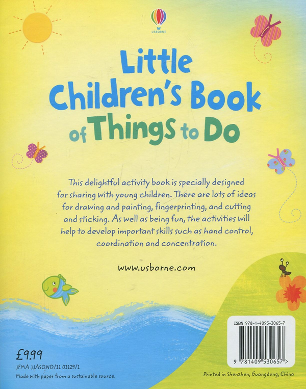 Бумажная книга «Little Children's Book of Things to Do», автор Фиона Уотт - фото №1