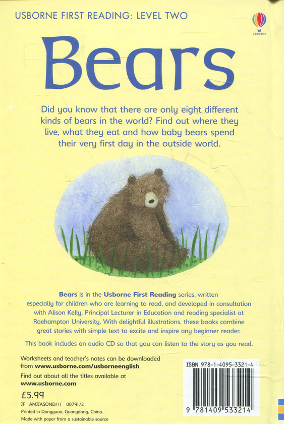 Бумажная книга «Bears (+ Audio CD)», автор Сара Курто - фото №1