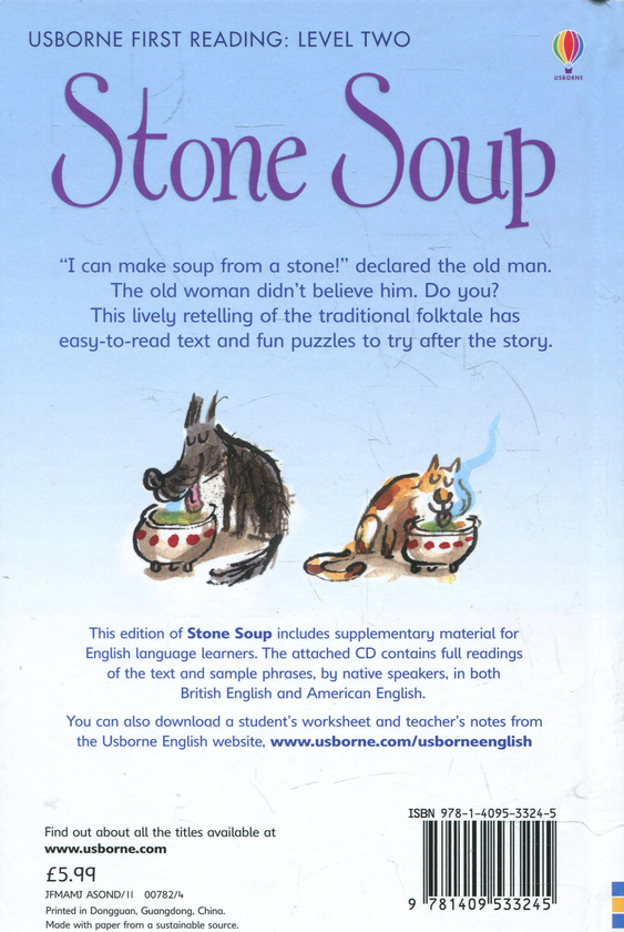 Паперова книга «Stone Soup (+ Audio CD)», автор Леслі Сімс - фото №1