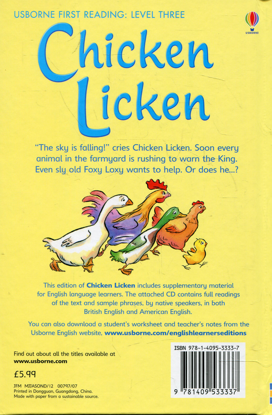 Паперова книга «Chicken Licken (+ Audio CD)», автор Рассел Пантер - фото №1