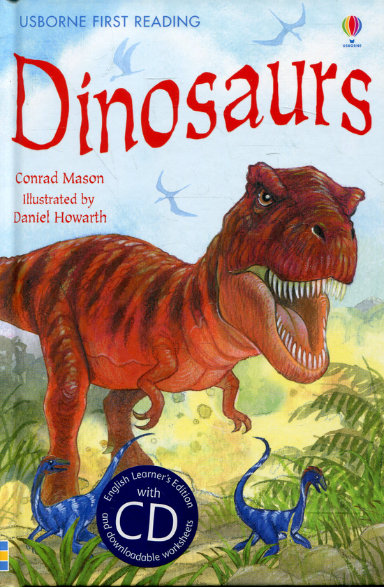 Паперова книга «Dinosaurs (+ Audio CD)», автор Конрад Мейсон - фото №1