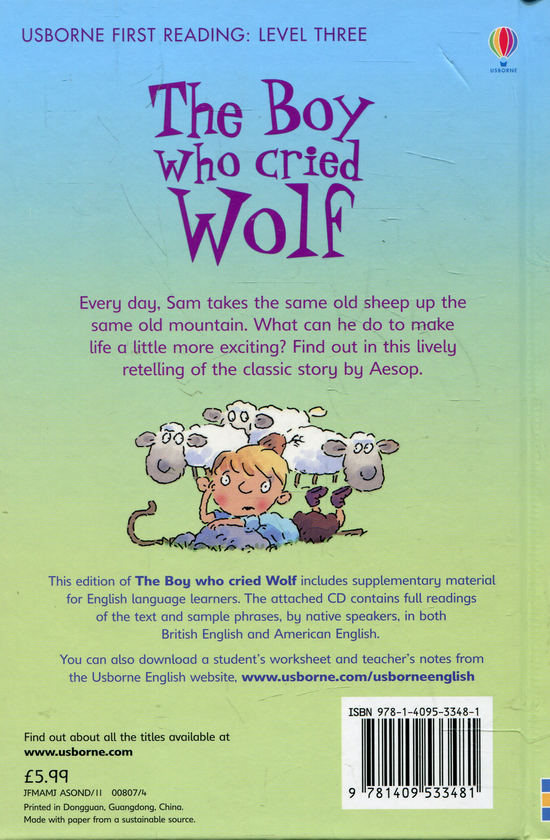 Бумажная книга «The Boy Who Cried Wolf (+ Audio CD)», автор Майри Маккиннон - фото №1