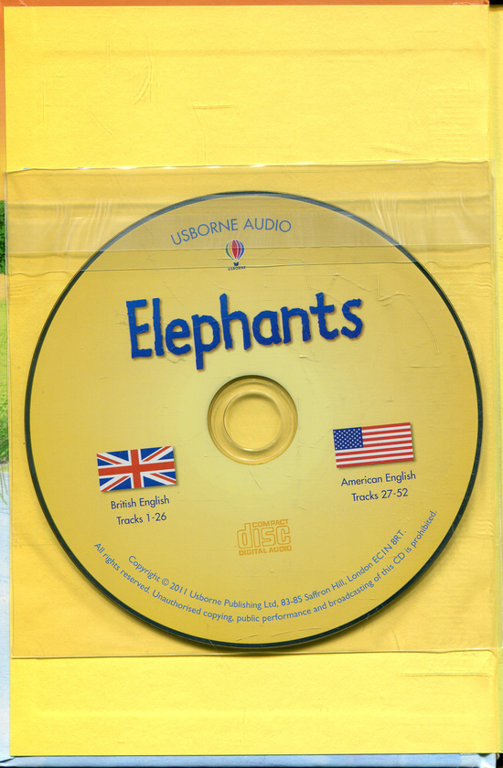 Паперова книга «Elephants (+ Audio CD)», автор Кейт Девіс - фото №1