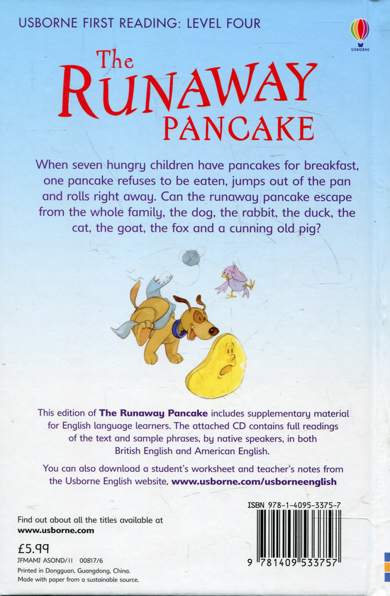 [object Object] «The Runaway Pancake (+ Audio CD)», автор Майри Маккиннон - фото №3 - миниатюра