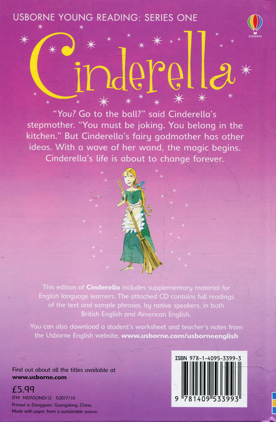 Бумажная книга «Cinderella (+ Audio CD)», автор Сузанна Девидсон - фото №1