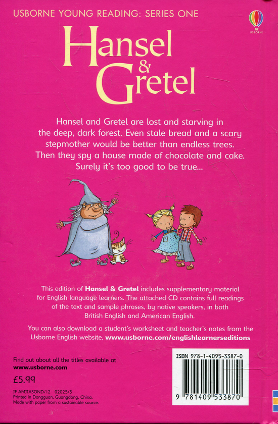 Бумажная книга «Hansel and Gretel (+ Audio CD)», автор Денис Кэти - фото №1
