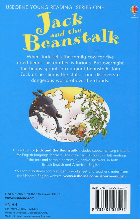 Бумажная книга «Jack and the Beanstalk (+ CD)», автор Кэйти Дэйнс - фото №1