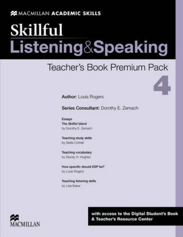 Паперова книга « Skillful Level 4 Listening & Speaking Teacher's Book Premium Pack», авторів Ліда Бейкер, Майк Бойл, Дженніфер Біксбі, Стів Гершон, Дженніфер Уілкін, Джеймі Скенлон - фото №1
